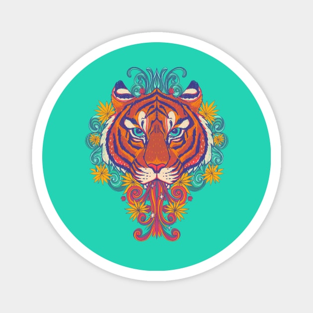 Tiger King Magnet by InkedinRed